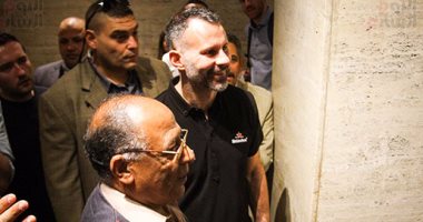 ريان جيجز أسطورة مانشستر يونايتد يزور المتحف المصرى 