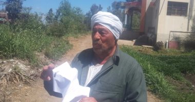 بالصور.. هبوط أرضى يمنع وصول المياه لـ57 فدانا ويهددها بالبوار فى دمياط