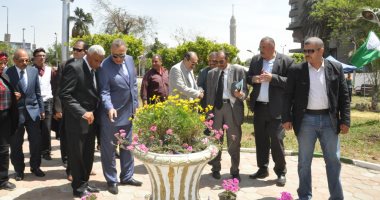 محافظ الجيزة يفتتح أعمال تطوير 3 حدائق عامه بالعجوزة