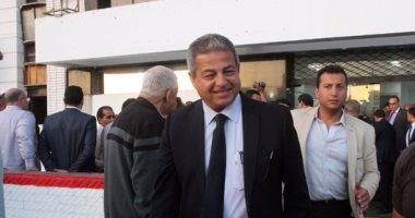 شاهد.. وزير الرياضة يصل الزمالك لتفقد الإنشاءات الجديدة بالنادى