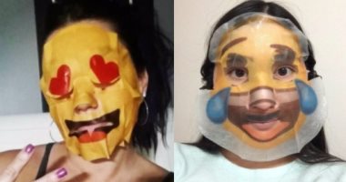 آخر تقاليع التجميل.."ماسكات للبشرة" على شكل "إيموشنز"