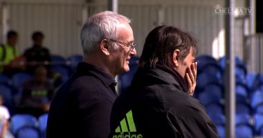 بالفيديو.. رانييرى يظهر فى تدريبات تشيلسى