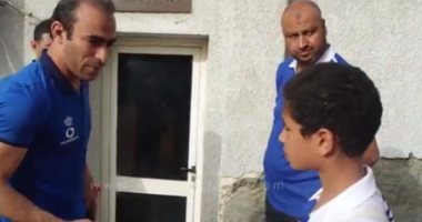 بالفيديو.. "اليوم السابع" يحقق أمنية عمرو اليتيم بزيارة الأهلى