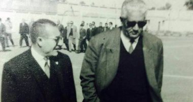  شاهد.. صورة نادرة لرئيس الزمالك الأسبق باستاد غزل المحلة