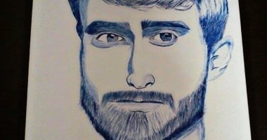 طالب يشارك اليوم السابع بمجموعة من لوحاته.. روبرت باتينسون أبرزها
