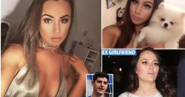 كورتوا يرتبط بـ مربية كلبه بعد الانفصال عن صديقته