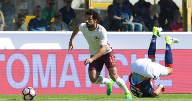 شاهد.. محمد صلاح يتقدم فى قائمة هدافى الدورى الإيطالى بهدفه الـ11