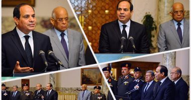بالصور.. مصر تحاصر الإرهاب.. السيسى يعلن حالة الطوارئ 3 أشهر .. وتشكيل مجلس أعلى لمكافحة التطرف.. الرئيس يدعو المجتمع الدولى لمعاقبة الدول الداعمة للإرهاب.. وللمصريين: محدش يقدر يهزم البلد دى وهنفضل نبنى ونعمر