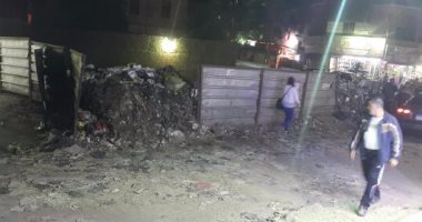 بالصور.. أكوام القمامة تحاطر الأهالى فى شارع المطرواى بالمطرية