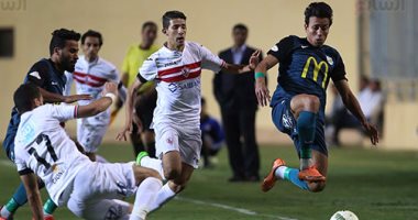 بالصور.. بعد 35 دقيقة.. إنبى يتقدم على الزمالك بهدف محمود قاعود