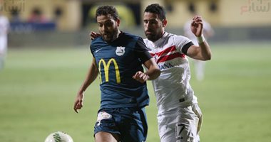 بالفيديو والصور.. حمدى زكى يحرز هدف إنبى الثانى فى مرمى الزمالك