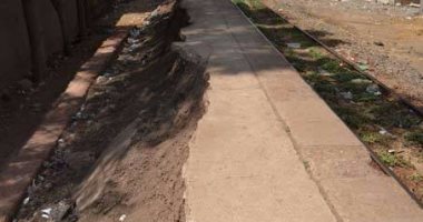 بالصور.. قارئ يشارك بصور لتهالك رصيف محطة قطار سنديون بكفر الشيخ