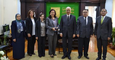 هيئة الفولبرايت الأمريكية تزور جامعة الإسكندرية