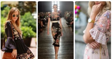 التطريز موضة صيف 2017.. يعنى إيه Embroidered Dress؟ وتلبسيه إزاى؟