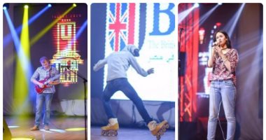 مصر مليانة مواهب.. الجامعة البريطانية فى القاهرة تفتح مسرحها لاكتشاف مواهب الطلبة فى BUE got talent ومنافسة بين 18 طالبا.. العروض تضمنت الرقص والغناء و"البيت بوكس".. وسيف موسى يفوز بالمركز الأول