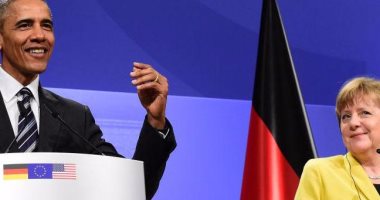 أوباما يلتقى ميركل فى برلين بالتزامن مع لقاء ترامب بزعماء الناتو ببروكسل