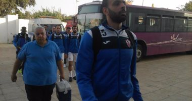 بالصور.. وصول الزمالك لملعب السوبر الأفريقى لكرة اليد