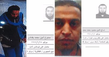 "الداخلية" تكشف "القتلة"..  الإرهابى محمود حسن مبارك عبدالله منفذ تفجير كنيسة مار مرقس بالإسكندرية..  قوات الأمن تلاحق 19 هاربا بين قنا والسويس.. ومكافأة 100 ألف جنيه لمن يدلى بمعلومات لضبط الهاربين