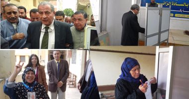 بالصور.. فى اليوم الأخير للانتخابات التكميلية بدائرتى المصيلحى والسادات.. تأخر فتح اللجان وضعف الإقبال أبرز المشاهد.. و200 جنيه سعر الصوت بالمنوفية.. ووزير التموين من الشرقية: المواطن شريك أساسى بالتنمية