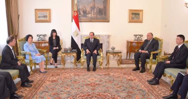 السيسى يشيد بتطور العلاقات مع الصين خلال لقائه بعضو الحزب الشيوعى