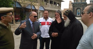 بالصور.. مساعد وزير الداخلية يتفقد محيط الأديرة بوادي النطرون