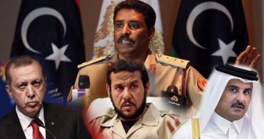 نكشف مسارات نقل الإرهابيين والأسلحة من سوريا والعراق إلى ليبيا.. تركيا نقطة عبور وممر آمن للمتطرفين للتنقل بين أنقرة وطرابلس.. و"عبد الحكيم بلحاج" رجل الدوحة يشرف على عمليات نقل المقاتلين عبر شركة طيران الأجنحة
