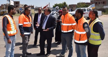 محافظ الإسكندرية يتفقد مشروع تطوير الطريق الدائرى ويوجه بسرعة الانتهاء منه