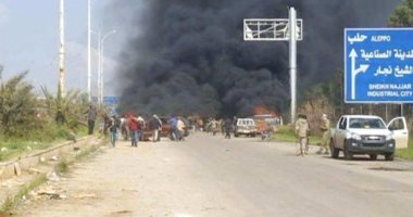 ارتفاع ضحايا استهداف حافلات نقل المهجرين بحلب لـ39 قتيلا