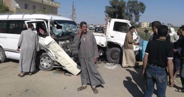 بالأسماء .. مصرع 5 عمال وإصابة سائق فى حادث انقلاب سيارة بالبحيرة
