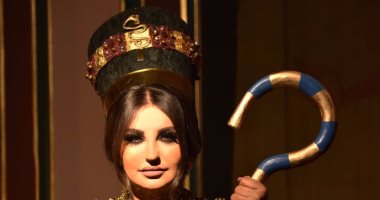 الصور الأولى لـ شذى حسون بشخصيتى نفرتيتى وكليوباترا من كليب "فرعون"