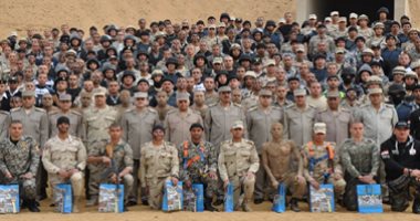بالصور.. اليوم الختامى للتدريب المشترك بين طلاب الحربية والشرطة