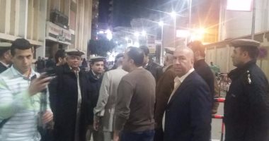 نائب مدير أمن دمياط يتفقد إجراءات تأمين الكنائس 