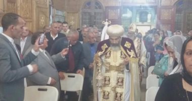 الأنبا تادرس يترأس قداس عيد القيامة بكنيسة الأنبا بيشوى‏ ببور سعيد