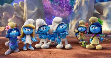 عرض فيلم مغامرات الأطفال الجديد "السنافر والبحث عن القرية المفقودة" بفرنسا