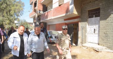 بالفيديو والصور.. محافظ المنيا يوجه بحصر المبانى والأبراج المخالفة بمنطقة أبوفليو