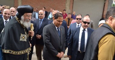 ننشر صور زيارة البابا تواضروس المفاجئة لمطرانية طنطا