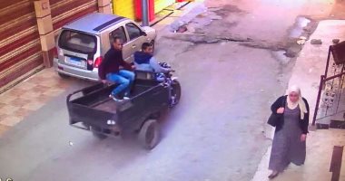 بالفيديو.. كاميرات المراقبة ترصد عملية سرقة لسيدة بالمنصورة