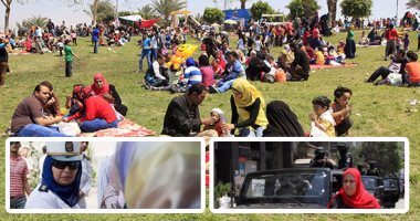 الشرطة النسائية تنتشر بالشوارع والميادين لمكافحة التحرش فى شم النسيم