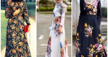 متنسيش نفسك..6 فساتين بألوان الربيع للمحجبات فى شم النسيم
