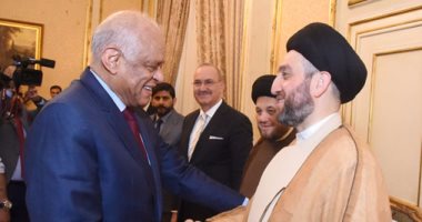 بالصور.. على عبد العال يستقبل رئيس التحالف الوطنى بالبرلمان العراقى