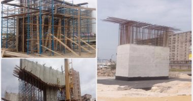 بالصور.. محور جديد لربط ميناء الإسكندرية بالطريق الدولى الساحلى بتكلفة 330 مليون جنيه.. المشروع يحل الأزمة المرورية ويساعد فى نقل البضائع.. ورئيس الشركة المنفذة: الانتهاء منه فى مايو 2018