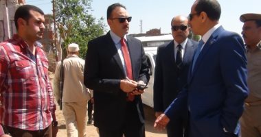 بالصور .. مدير أمن المنوفية يتفقد الخدمات الأمنية بلجان الانتخابات 