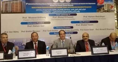 رئيس جامعة المنوفية يفتتح المؤتمر الدولى لمعهد الكبد القومى بالجامعة 