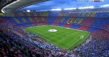 شاهد.. دخلة رائعة من جماهير برشلونة فى مواجهة يوفنتوس بدورى الأبطال