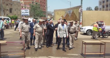 بالصور .. مساعد وزير الداخلية ومدير الأمن يتفقدون لجان الانتخابات بالمنوفية