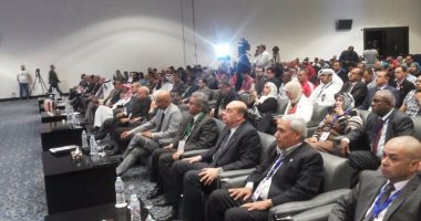 بالصور.. انطلاق مؤتمر "الرياضة للجميع أمن قومى عربى" بحضور سامح الصريطى