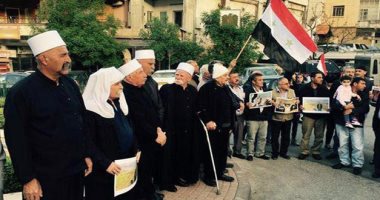 وقفة تضامنية لأبناء الجولان المحتل دعما للأسرى فى معركة الإضراب عن الطعام