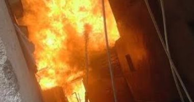 اندلاع حريق هائل بمخزن أخشاب بمدينة القرين فى الشرقية