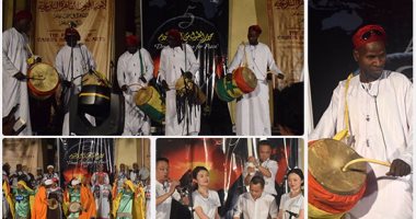 مهرجان الطبول يواصل عروضه الفنية بشارع المعز بمشاركة دول العالم