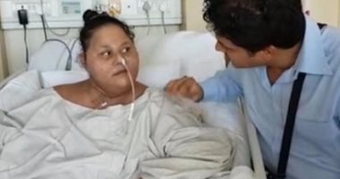 إيمان أسمن امرأة تحتاج لإعادة تأهيل عصبى والجراحة الأخرى قد تلغى